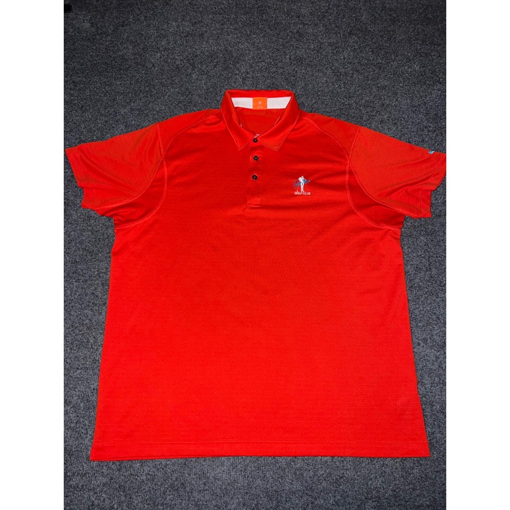Puma Sportlifestyle Mens XL Red Golf Polo Shirt Short Sleeve Polyester